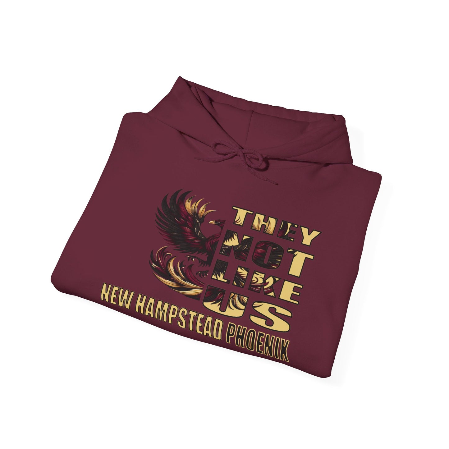 Unisex Heavy Blend™ Hooded Sweatshirt "They Not Like Us" New Hampstead Phoenix-Adult