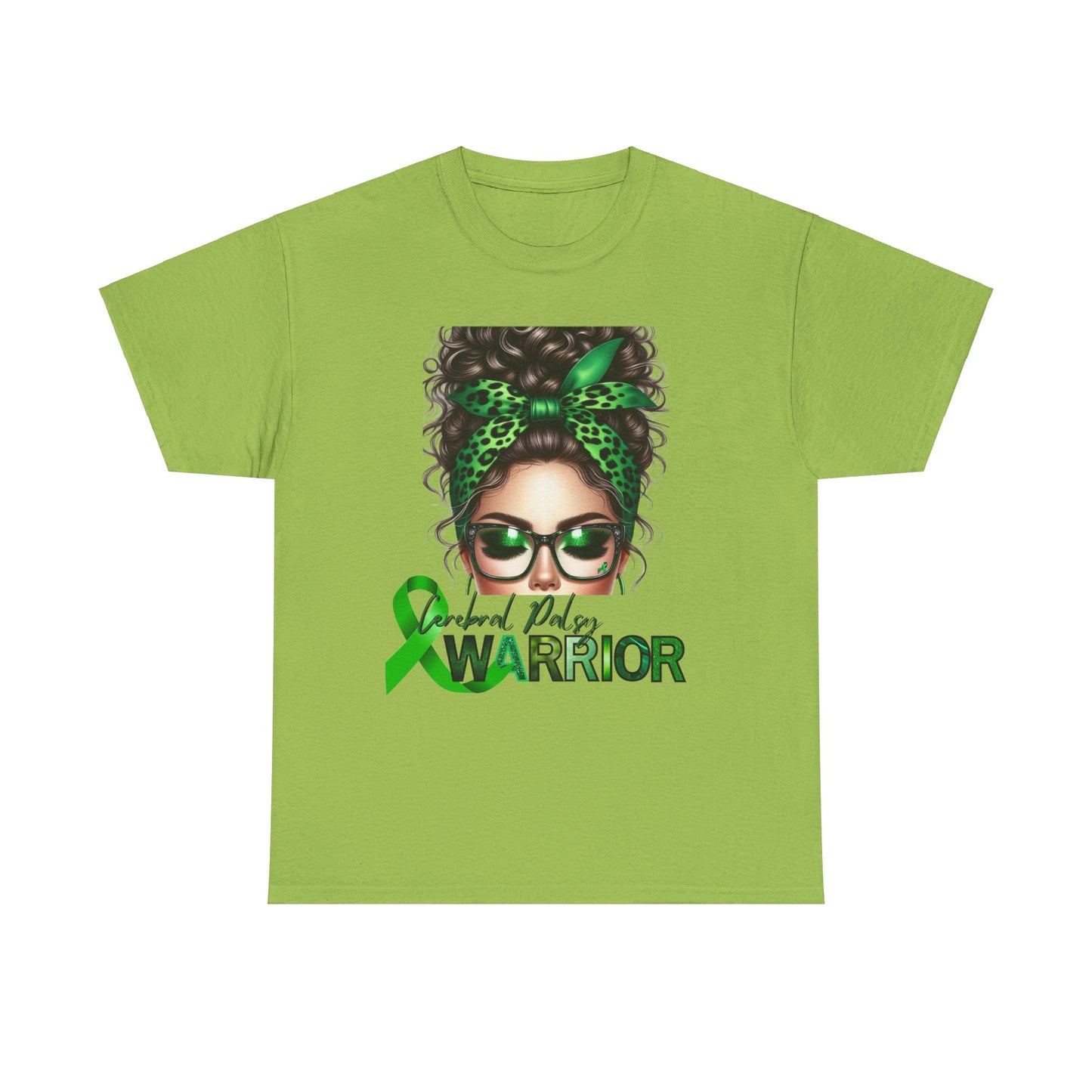 Unisex Heavy Cotton Tee Cerebral Palsy Awareness-Adult