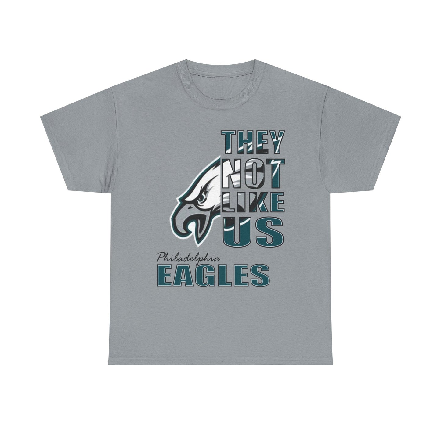 Unisex Heavy Cotton Tee "They Not Like Us" Philadelphia Eagles-Adult