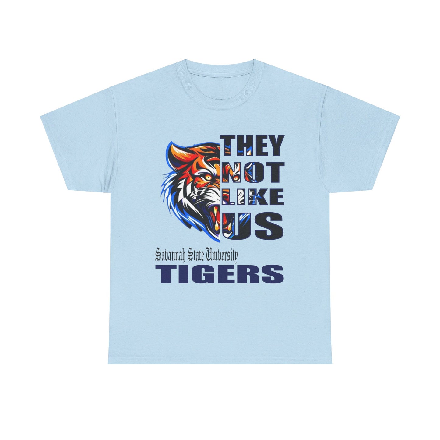 Unisex Heavy Cotton Tee "They Not Like Us" SSU Tigers-Adult