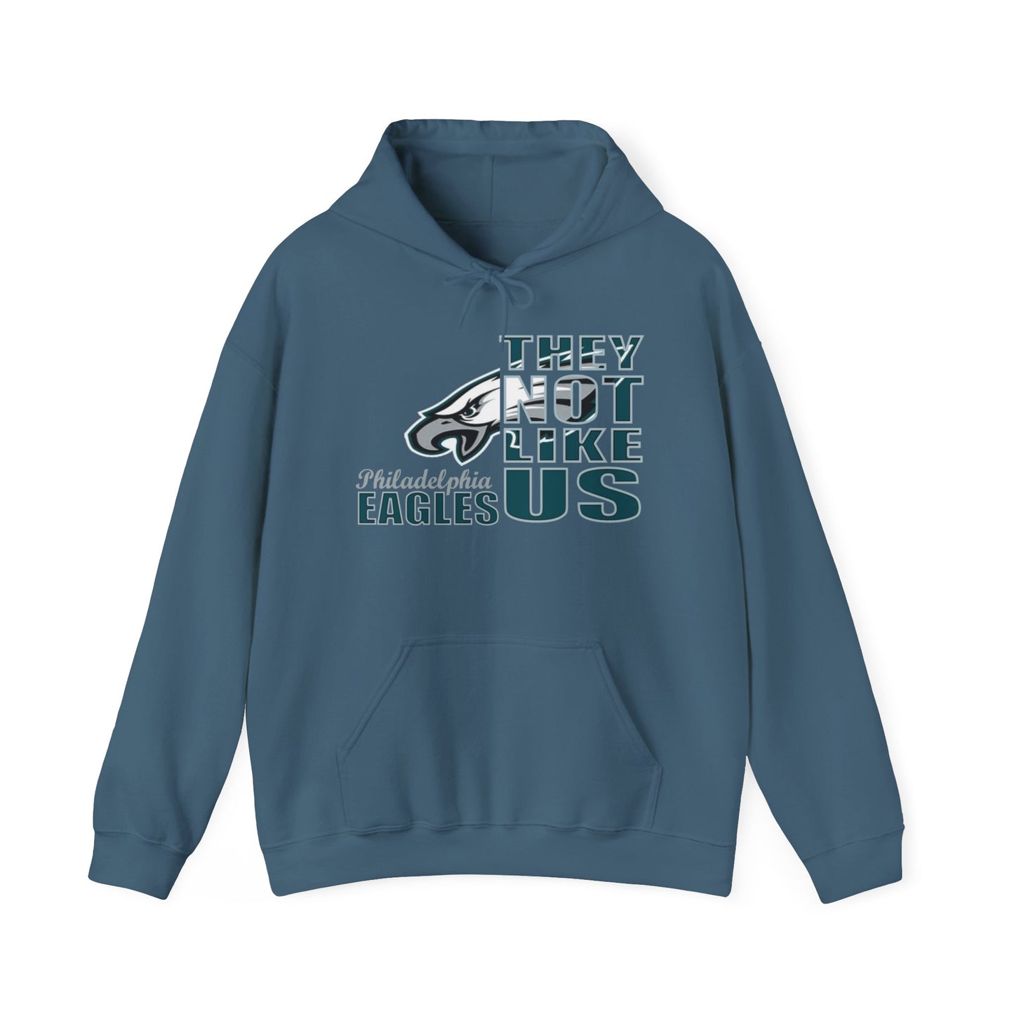 Unisex Heavy Blend™ Hooded Sweatshirt "They Not Like Us" Philadelphia Eagles-Adult