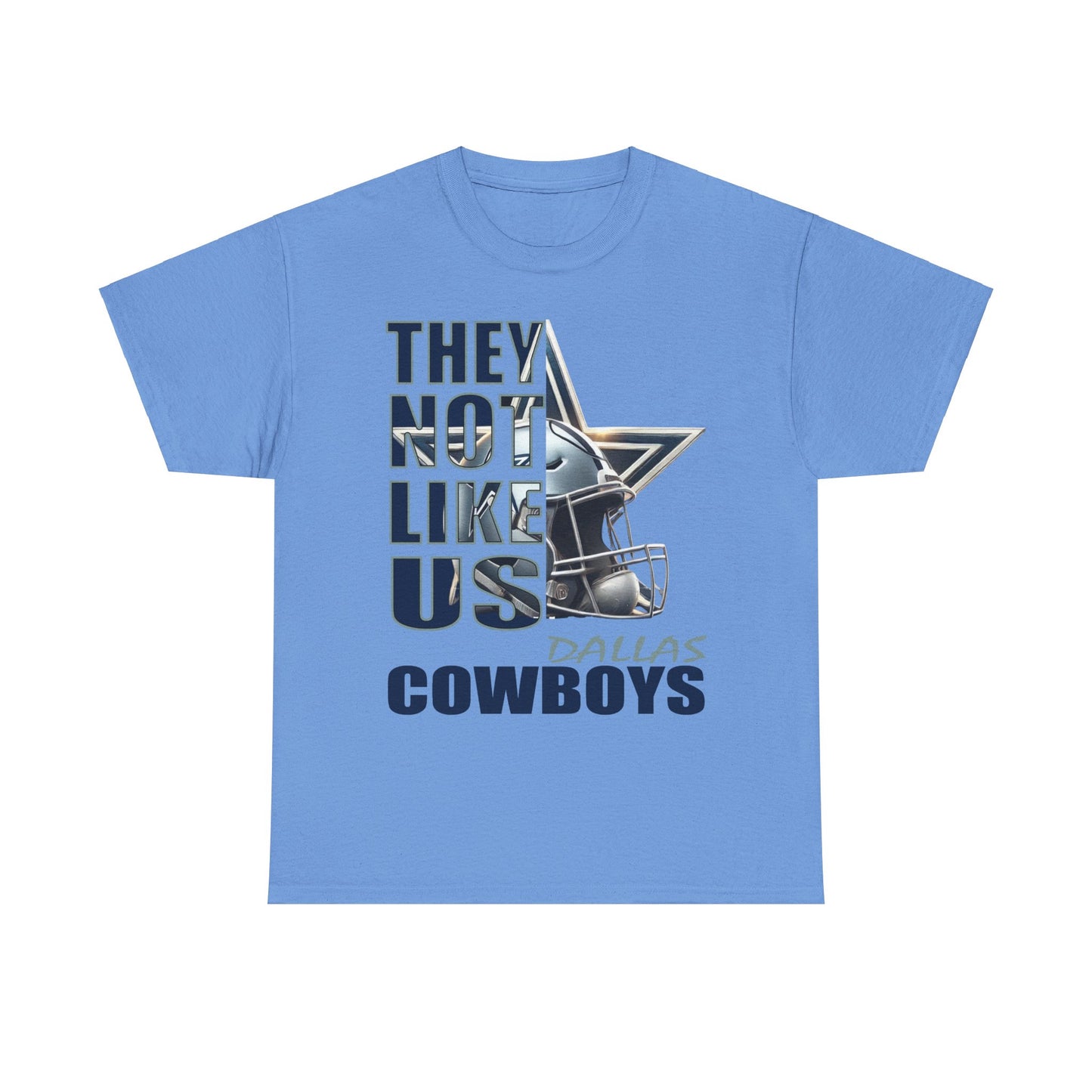 Unisex Heavy Cotton Tee "They Not Like Us" Dallas Cowboys-Adult