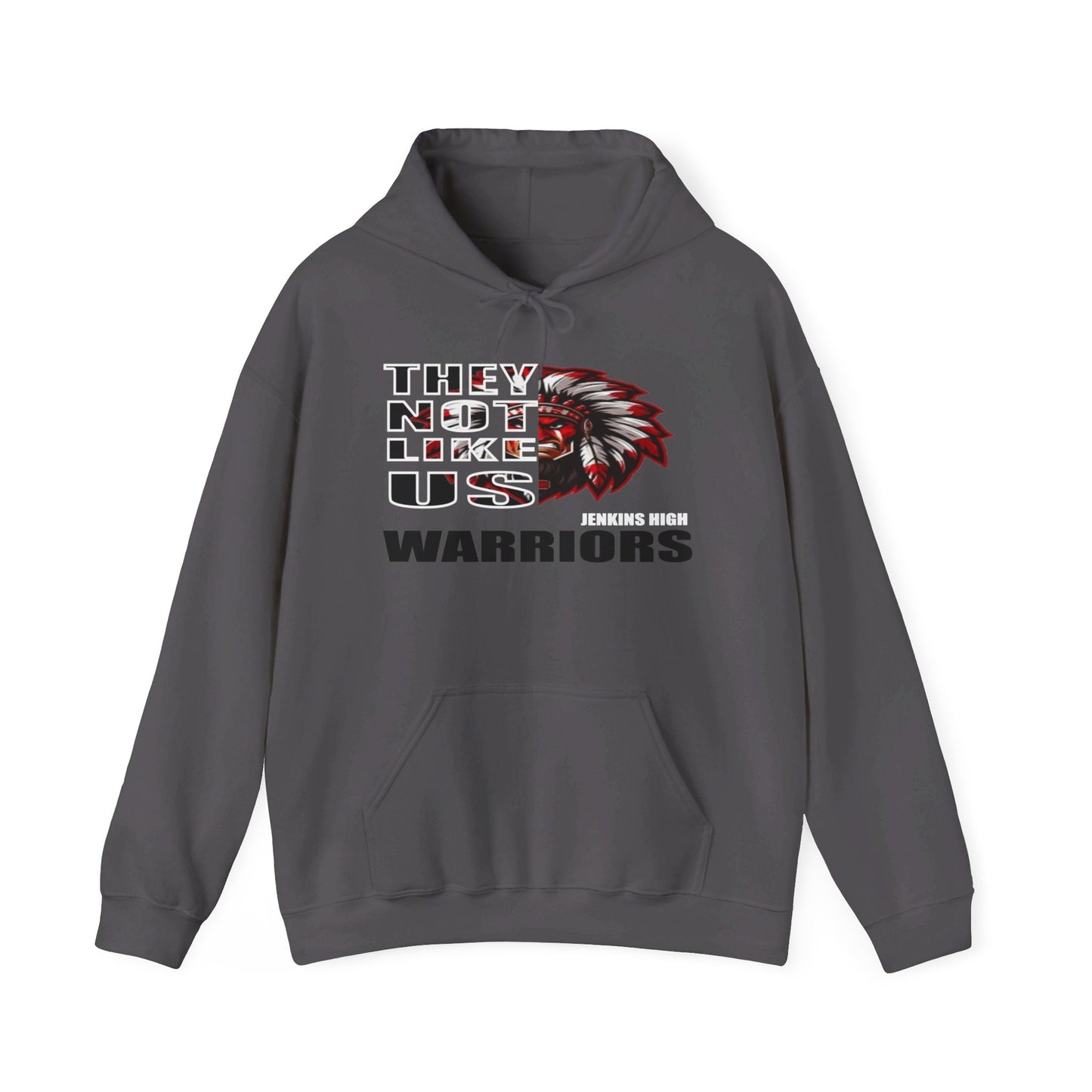 Unisex Heavy Blend™ Hooded Sweatshirt "They Not Like Us" Jenkins Warriors-Adult