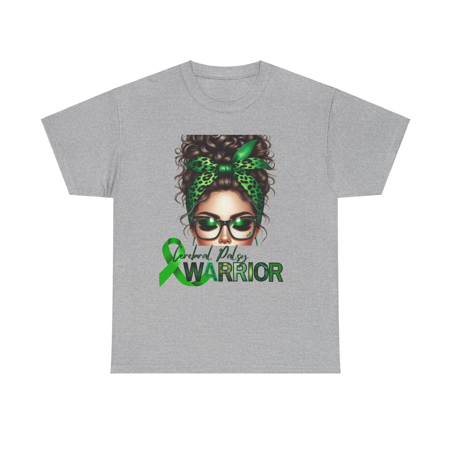 Unisex Heavy Cotton Tee Cerebral Palsy Awareness-Adult