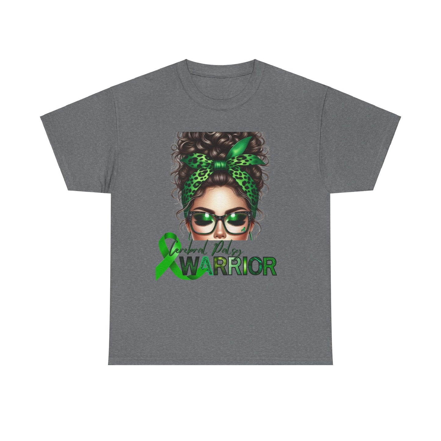 Unisex Heavy Cotton Tee Cerebral Palsy Awareness-Adult