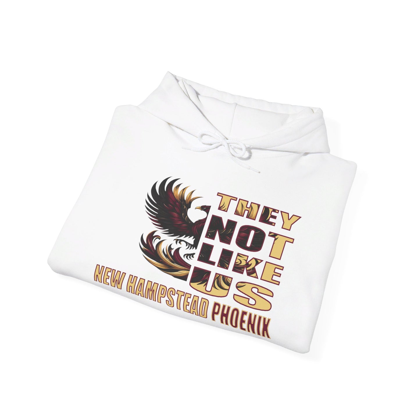 Unisex Heavy Blend™ Hooded Sweatshirt "They Not Like Us" New Hampstead Phoenix-Adult