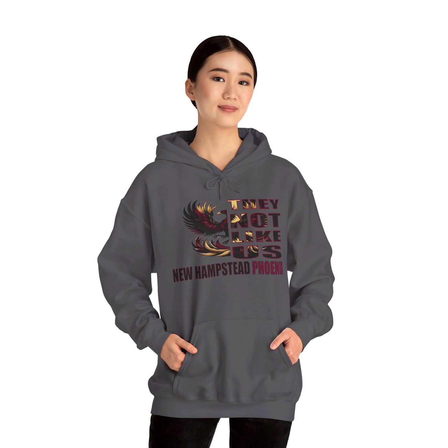 Unisex Heavy Blend™ Hooded Sweatshirt "They Not Like Us" New Hampstead Phoenix-Adult