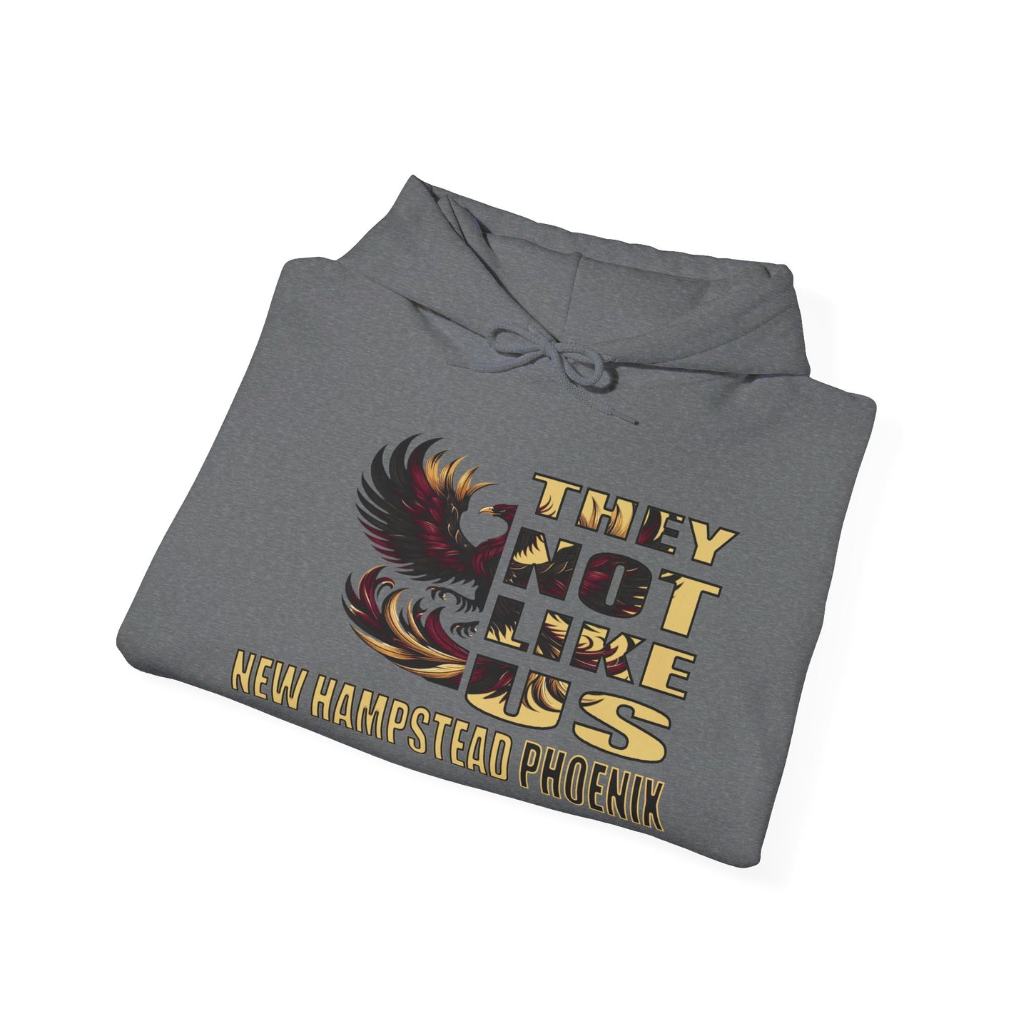 Unisex Heavy Blend™ Hooded Sweatshirt "They Not Like Us" New Hampstead Phoenix-Adult