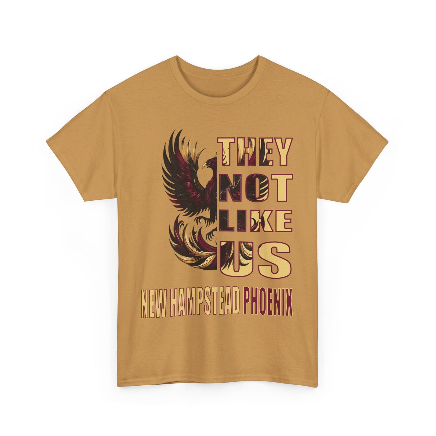 Unisex Heavy Cotton Tee 'They Not Like Us" New Hampstead Phoenix-Adult