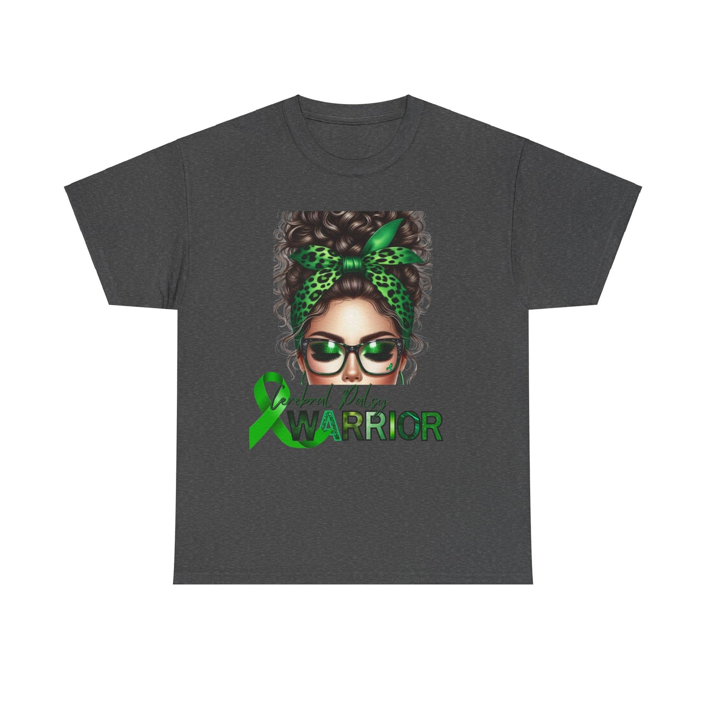 Unisex Heavy Cotton Tee Cerebral Palsy Awareness-Adult