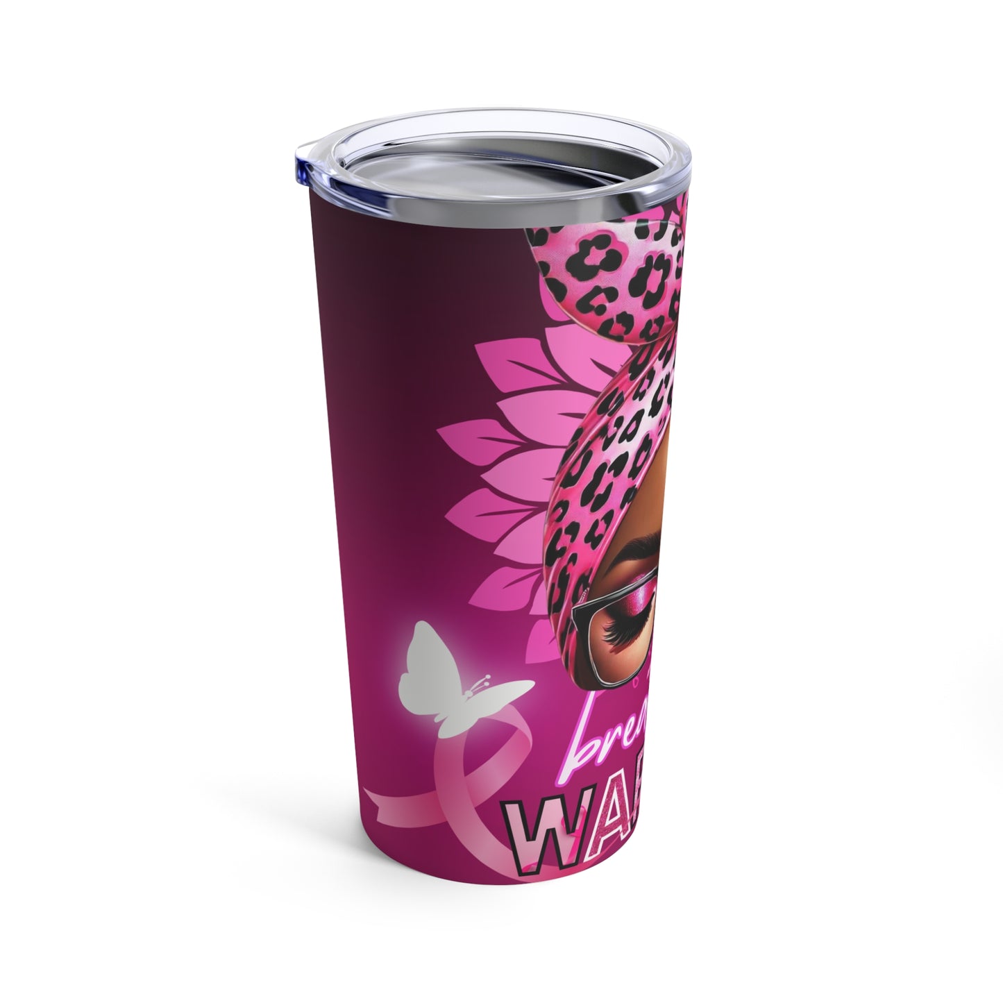 Tumbler 20oz Breast Cancer Warrior