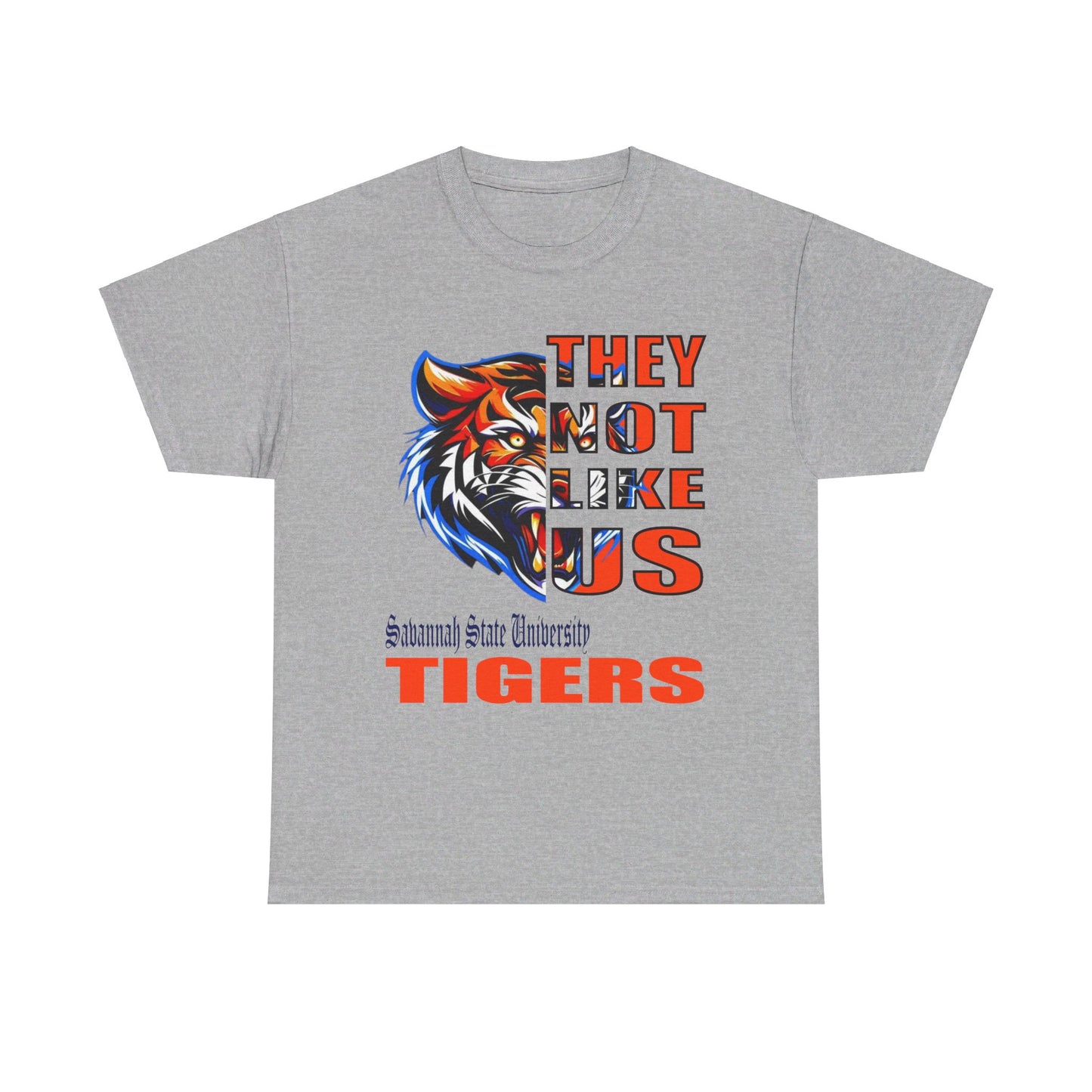 Unisex Heavy Cotton Tee "They Not Like Us" SSU Tigers-Adult