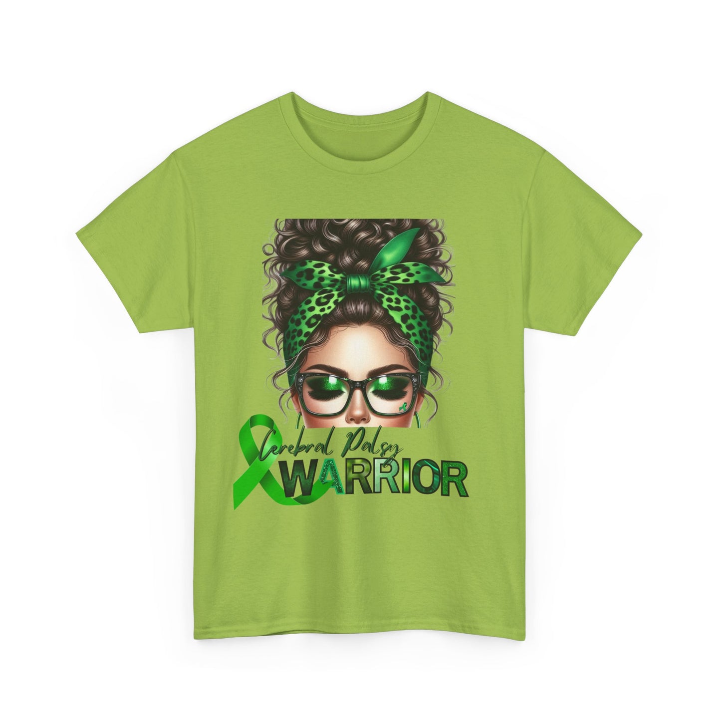 Unisex Heavy Cotton Tee Cerebral Palsy Awareness-Adult