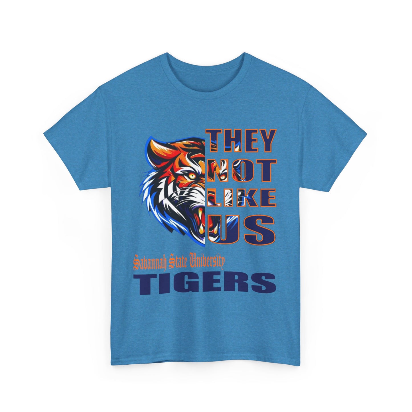 Unisex Heavy Cotton Tee "They Not Like Us" SSU Tigers-Adult