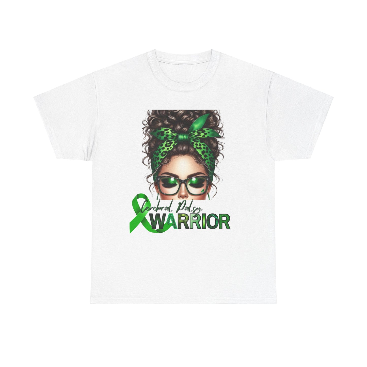 Unisex Heavy Cotton Tee Cerebral Palsy Awareness-Adult