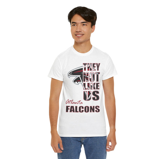 Unisex Heavy Cotton Tee "They Not Like Us" Atlanta Falcons-Adult