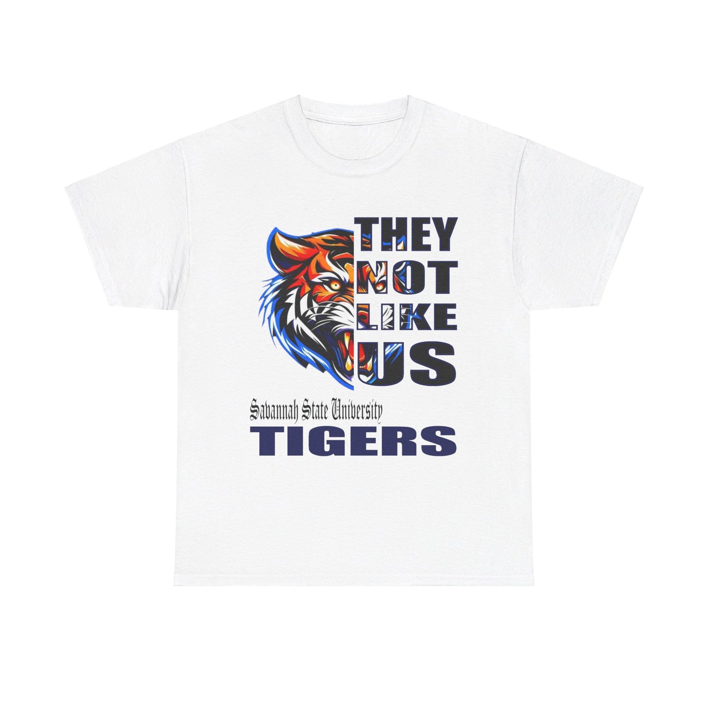 Unisex Heavy Cotton Tee "They Not Like Us" SSU Tigers-Adult