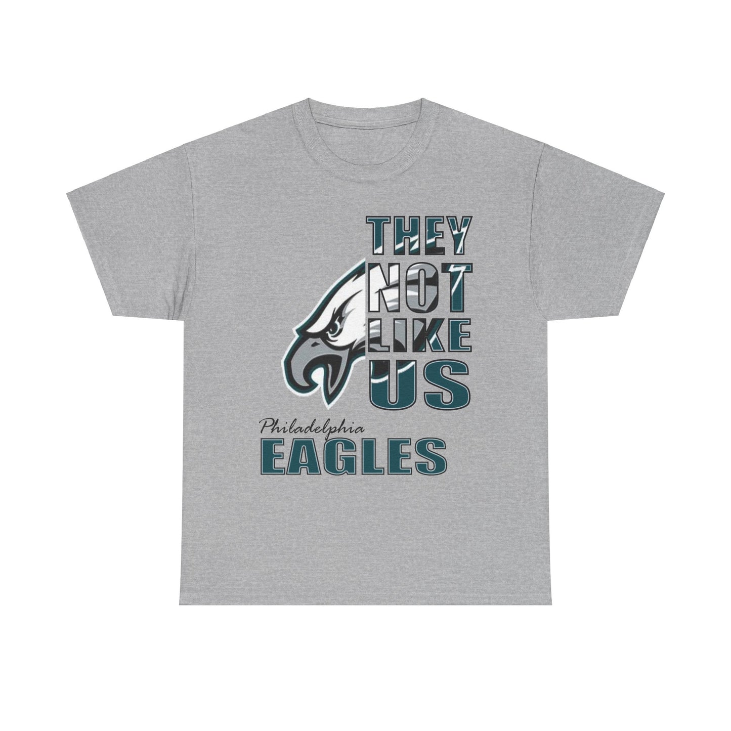 Unisex Heavy Cotton Tee "They Not Like Us" Philadelphia Eagles-Adult