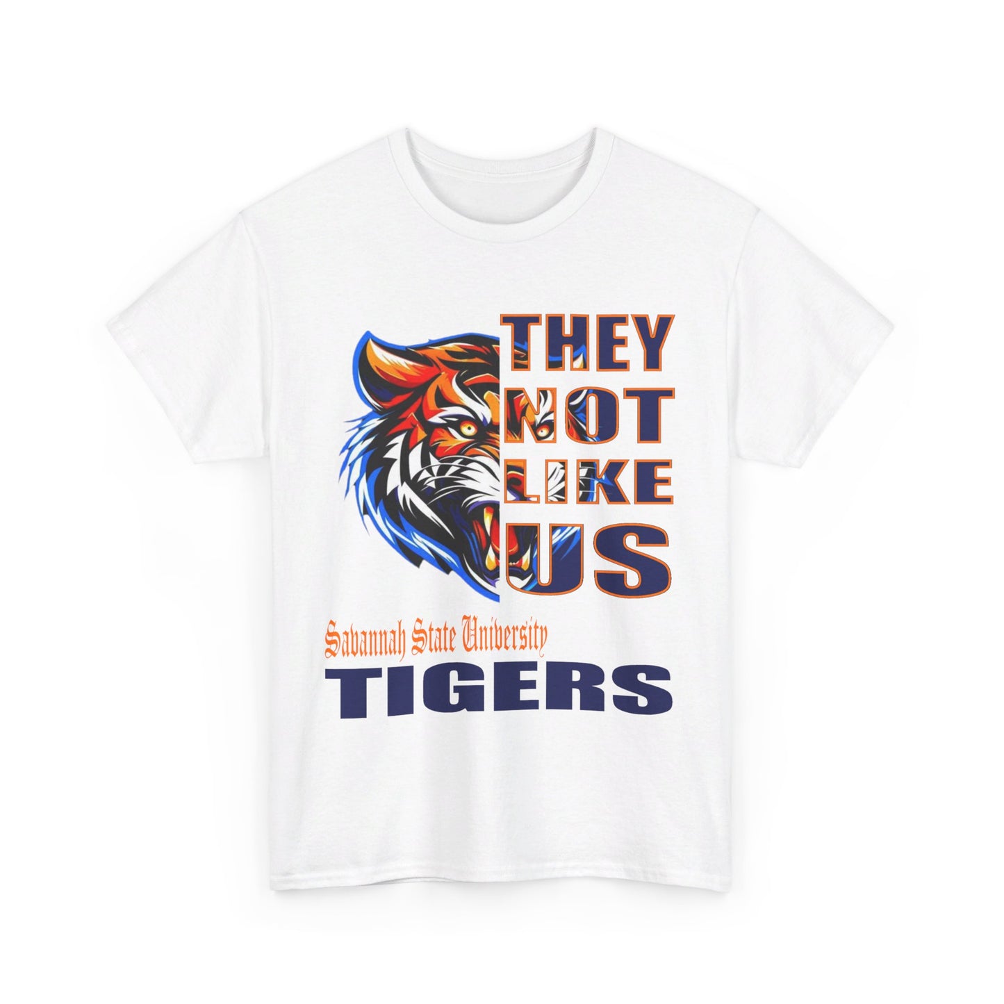 Unisex Heavy Cotton Tee "They Not Like Us" SSU Tigers-Adult