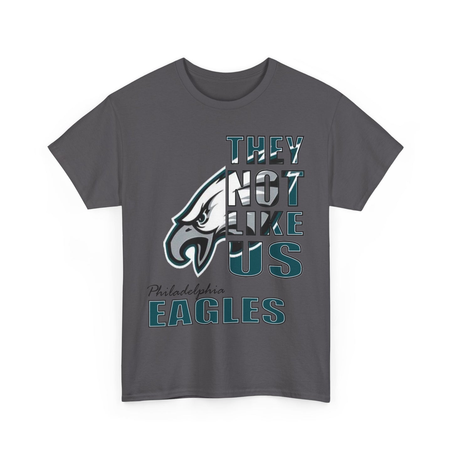 Unisex Heavy Cotton Tee "They Not Like Us" Philadelphia Eagles-Adult