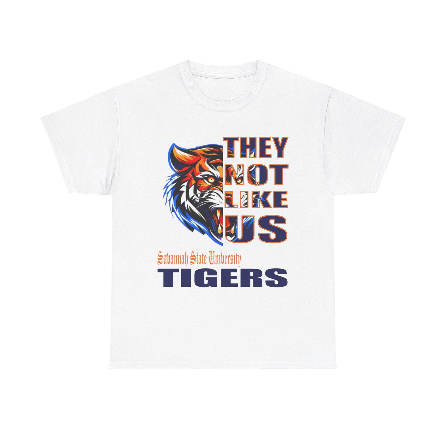 Unisex Heavy Cotton Tee "They Not Like Us" SSU Tigers-Adult