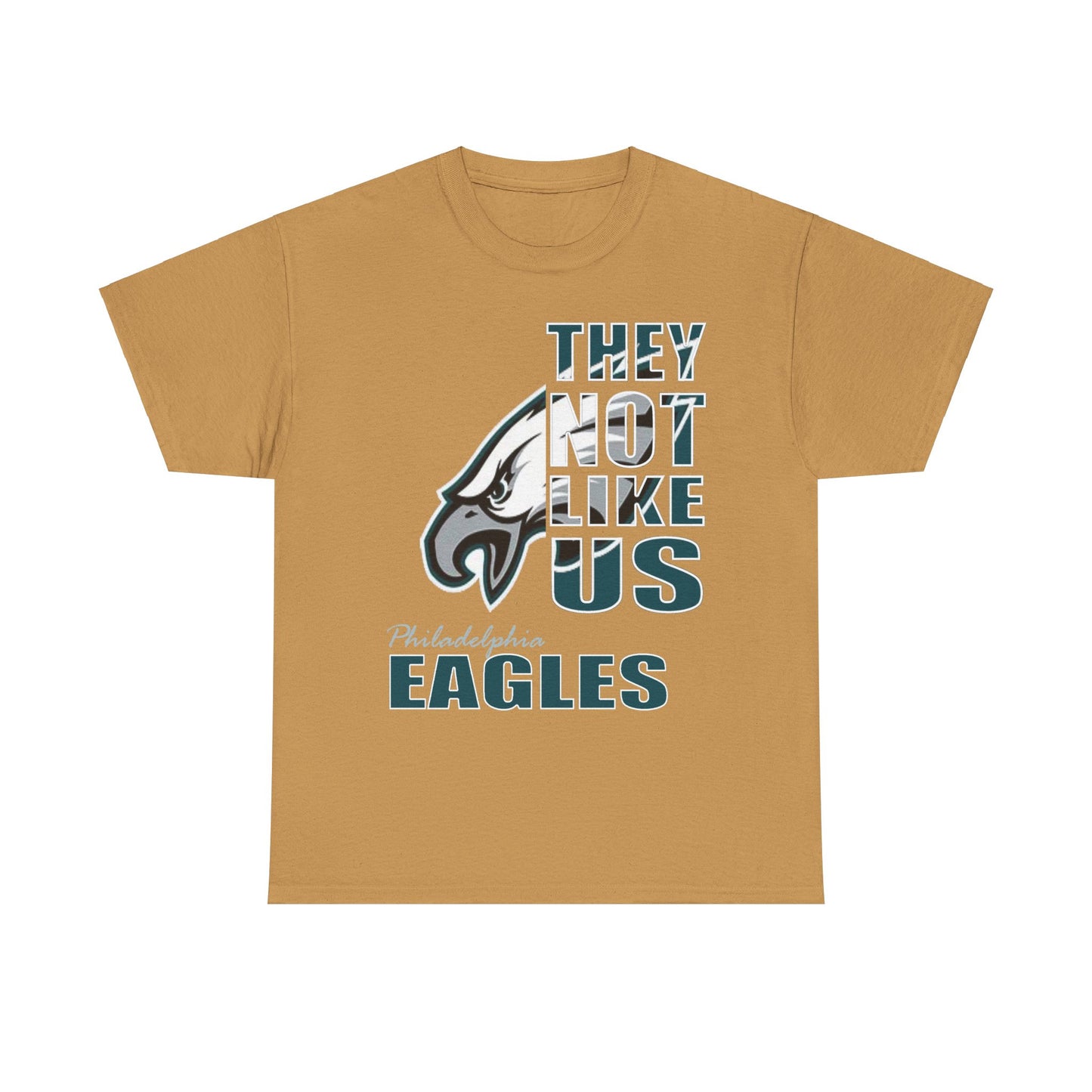 Unisex Heavy Cotton Tee "They Not Like Us" Philadelphia Eagles Tee-Adult