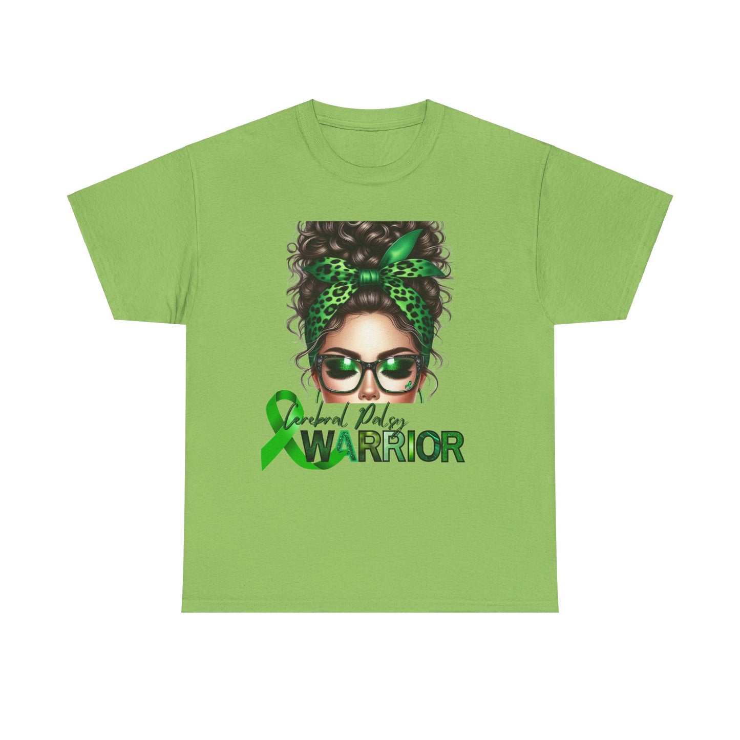 Unisex Heavy Cotton Tee Cerebral Palsy Awareness-Adult