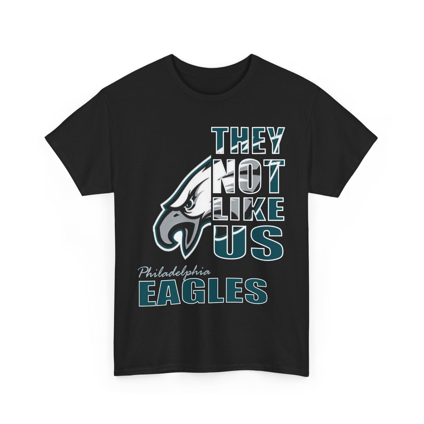 Unisex Heavy Cotton Tee "They Not Like Us" Philadelphia Eagles Tee-Adult