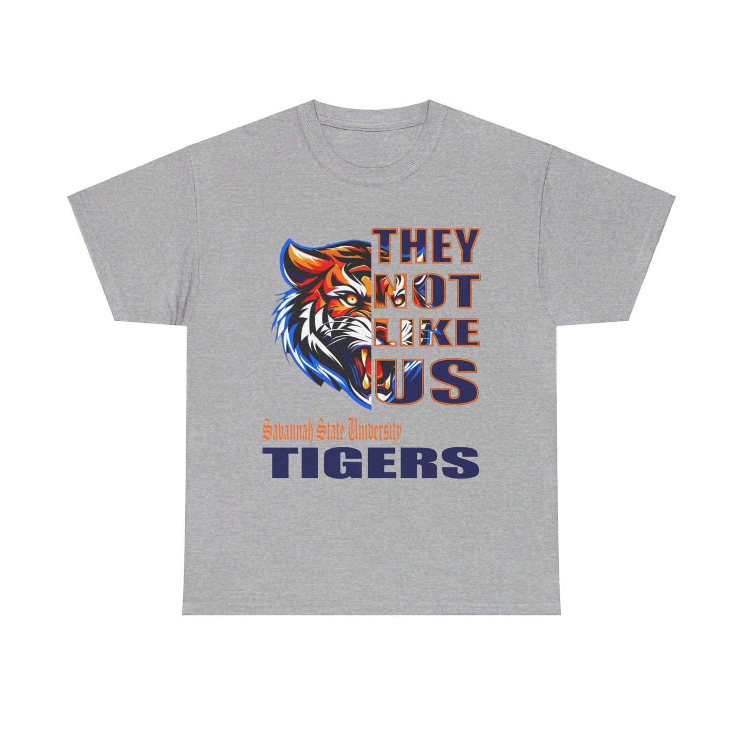 Unisex Heavy Cotton Tee "They Not Like Us" SSU Tigers-Adult