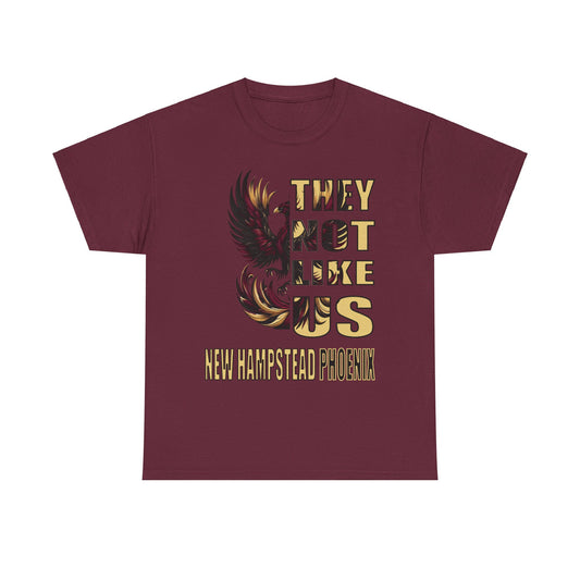 Unisex Heavy Cotton Tee "They Not Like Us" New Hampstead Phoenix-Adult