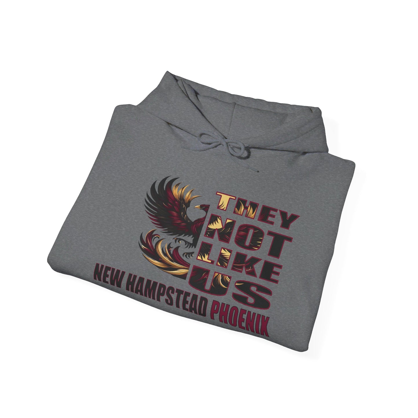 Unisex Heavy Blend™ Hooded Sweatshirt "They Not Like Us" New Hampstead Phoenix-Adult