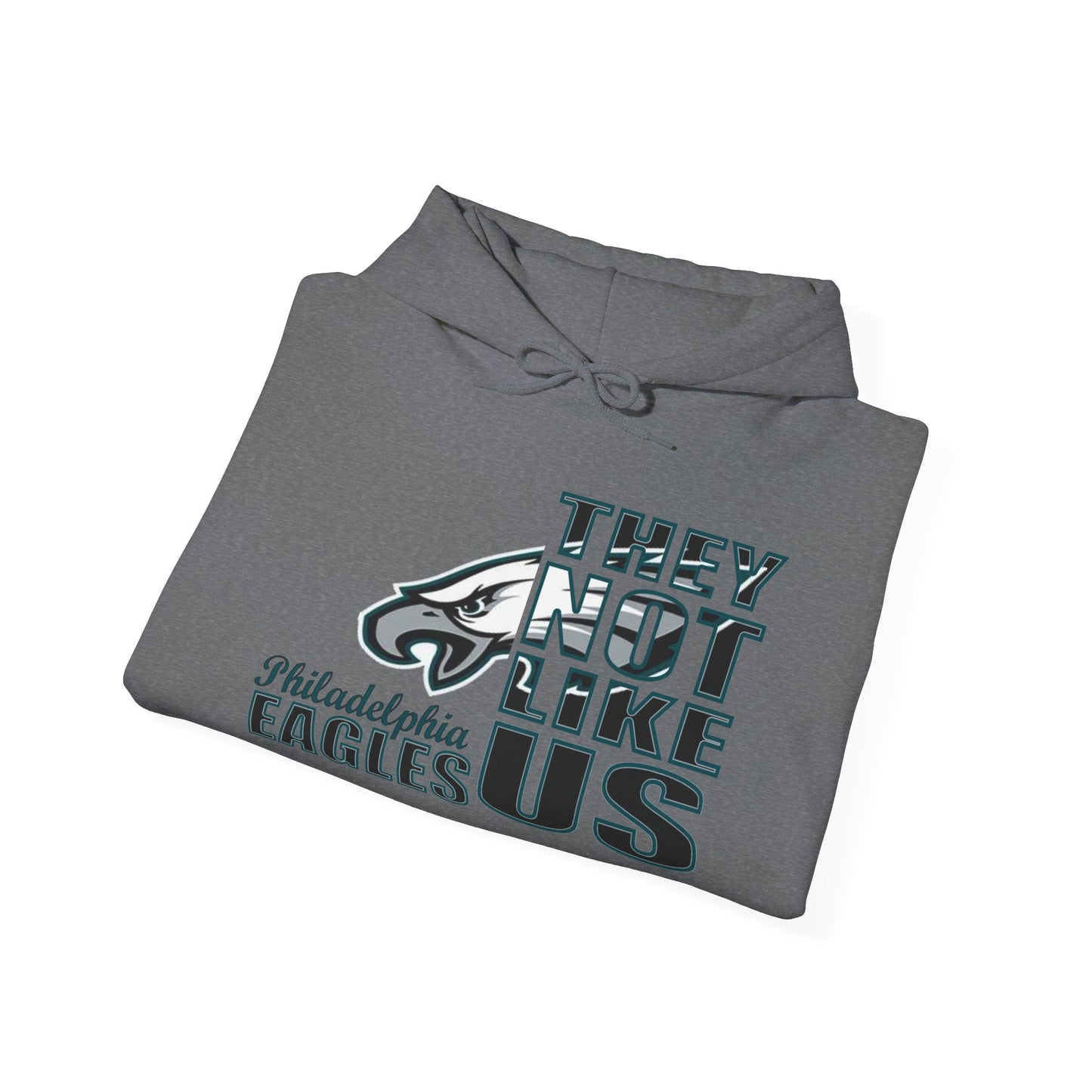 Unisex Heavy Blend™ Hooded Sweatshirt "They Not Like Us" Philadelphia Eagles-Adult