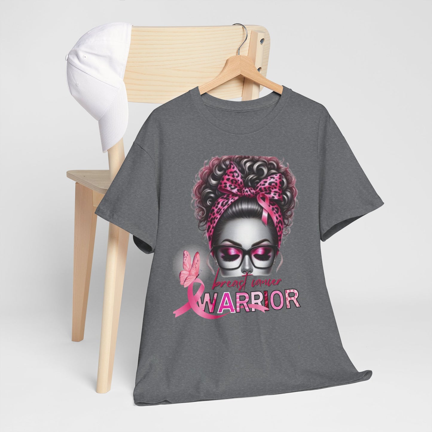 Unisex Heavy Cotton Tee Breast Cancer Awareness-Adult