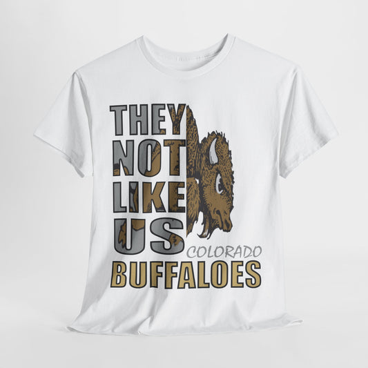 Unisex Heavy Cotton Tee "They Not Like Us" Colorado Buffaloes-Adult