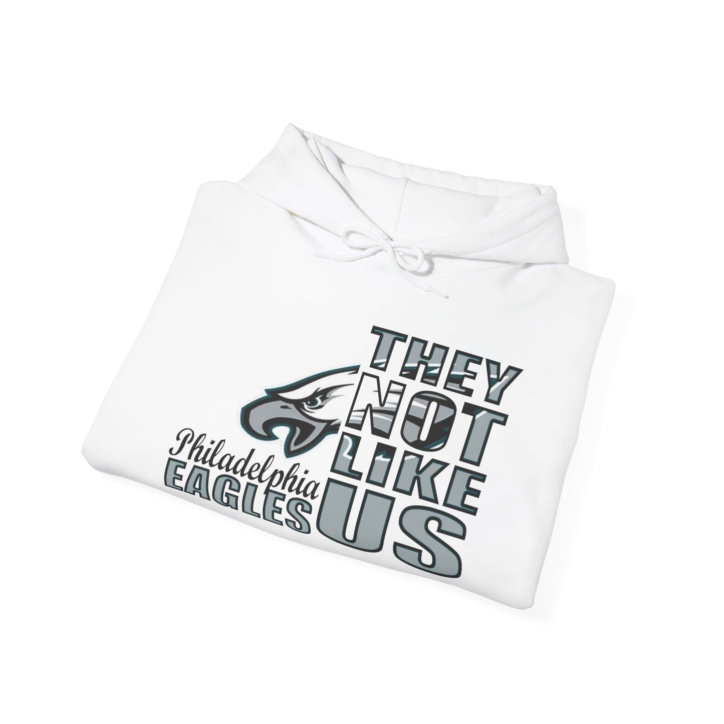 Unisex Heavy Blend™ Hooded Sweatshirt "They Not Like Us" Philadelphia Eagles-Adult