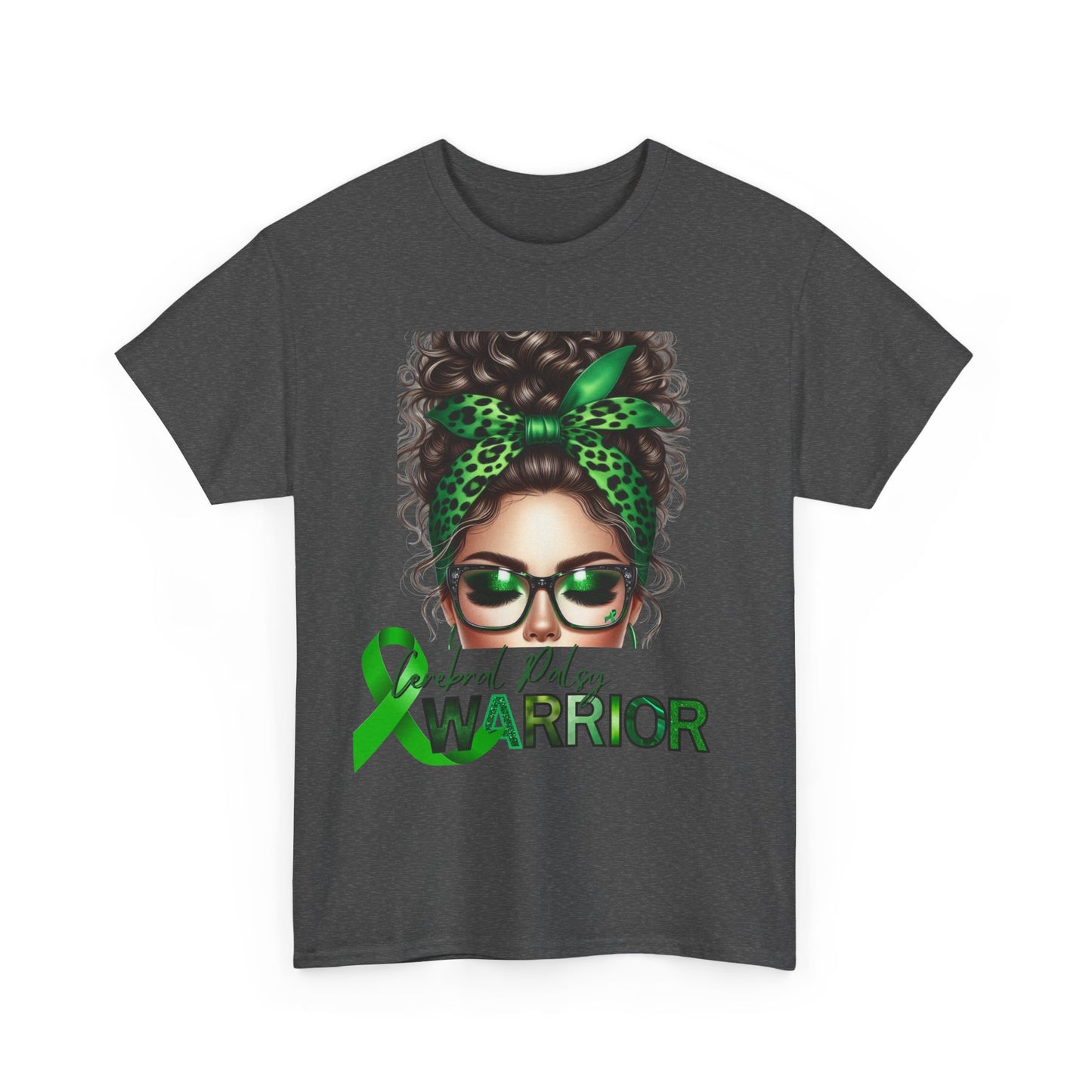 Unisex Heavy Cotton Tee Cerebral Palsy Awareness-Adult