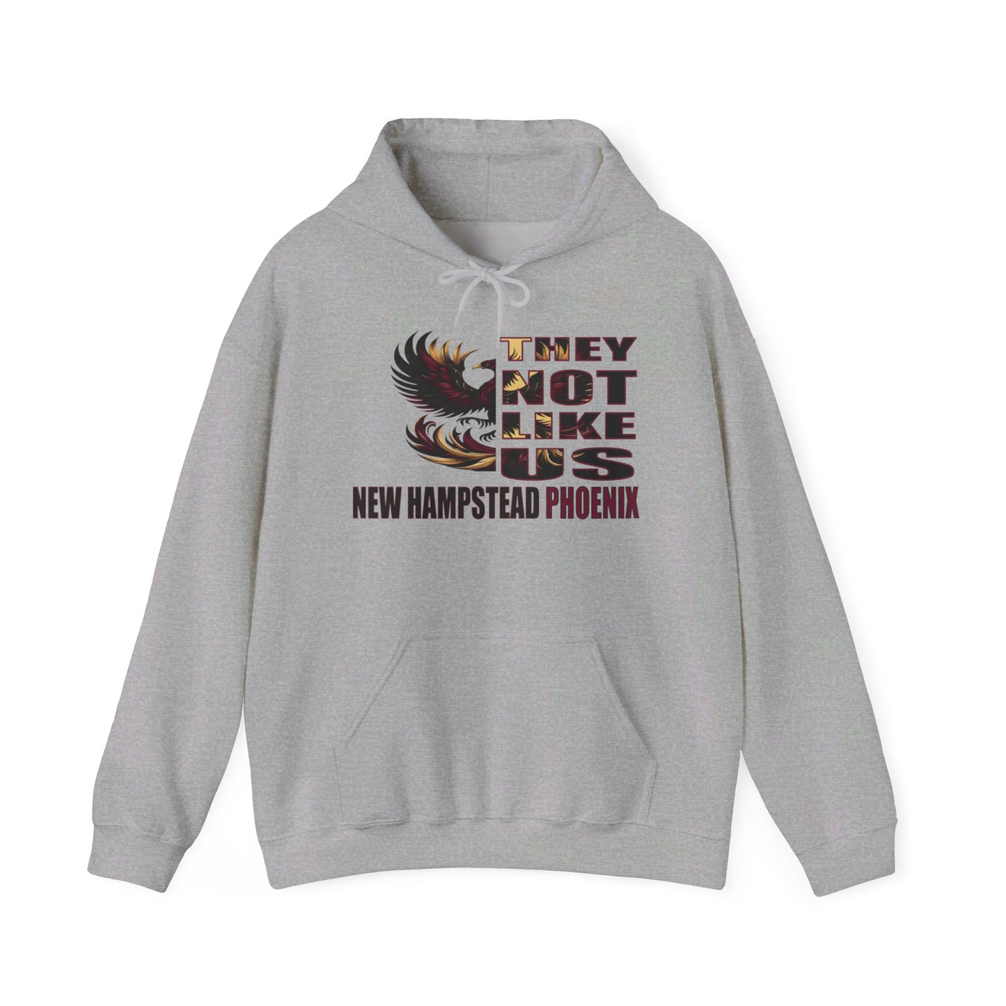 Unisex Heavy Blend™ Hooded Sweatshirt "They Not Like Us" New Hampstead Phoenix-Adult