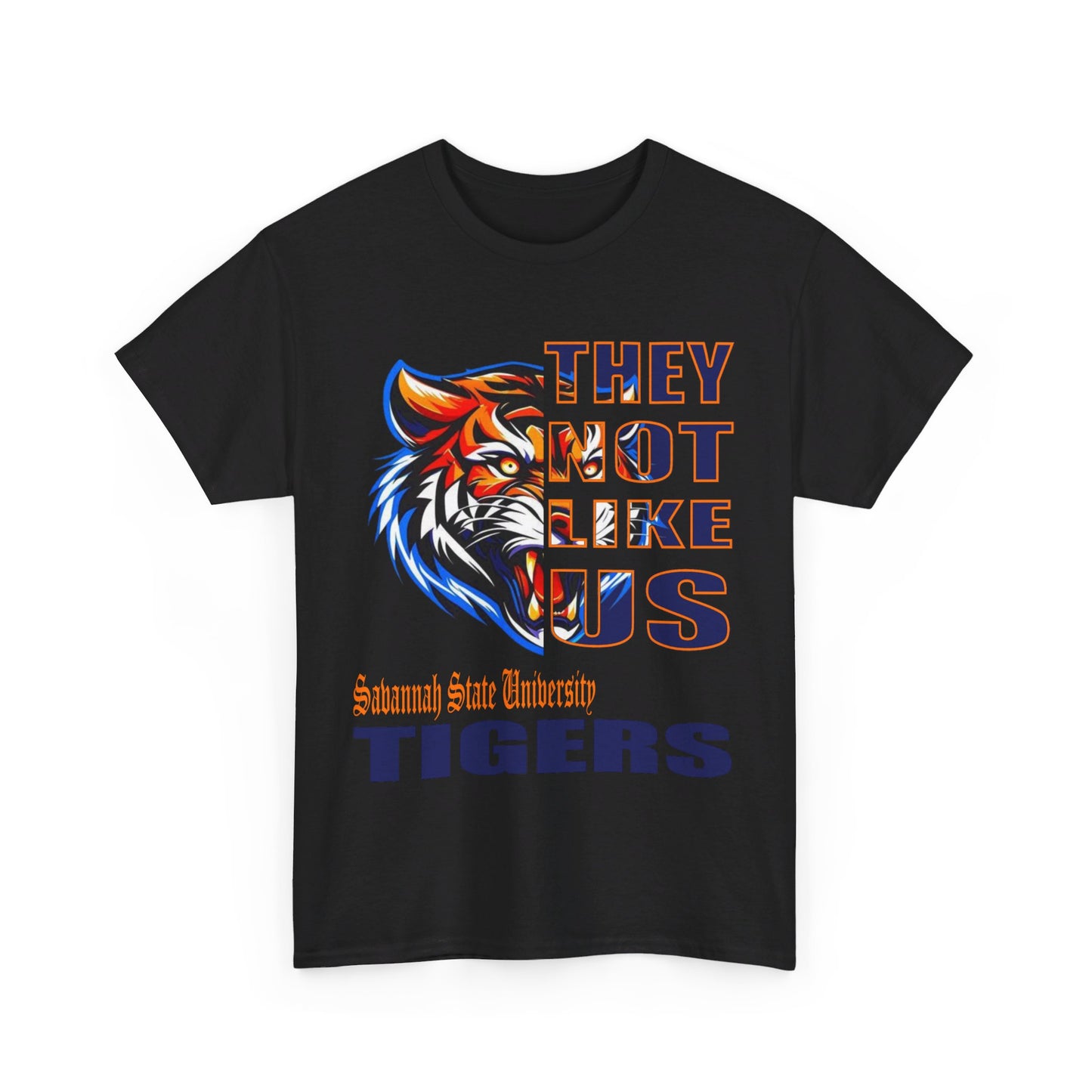 Unisex Heavy Cotton Tee "They Not Like Us" SSU Tigers-Adult