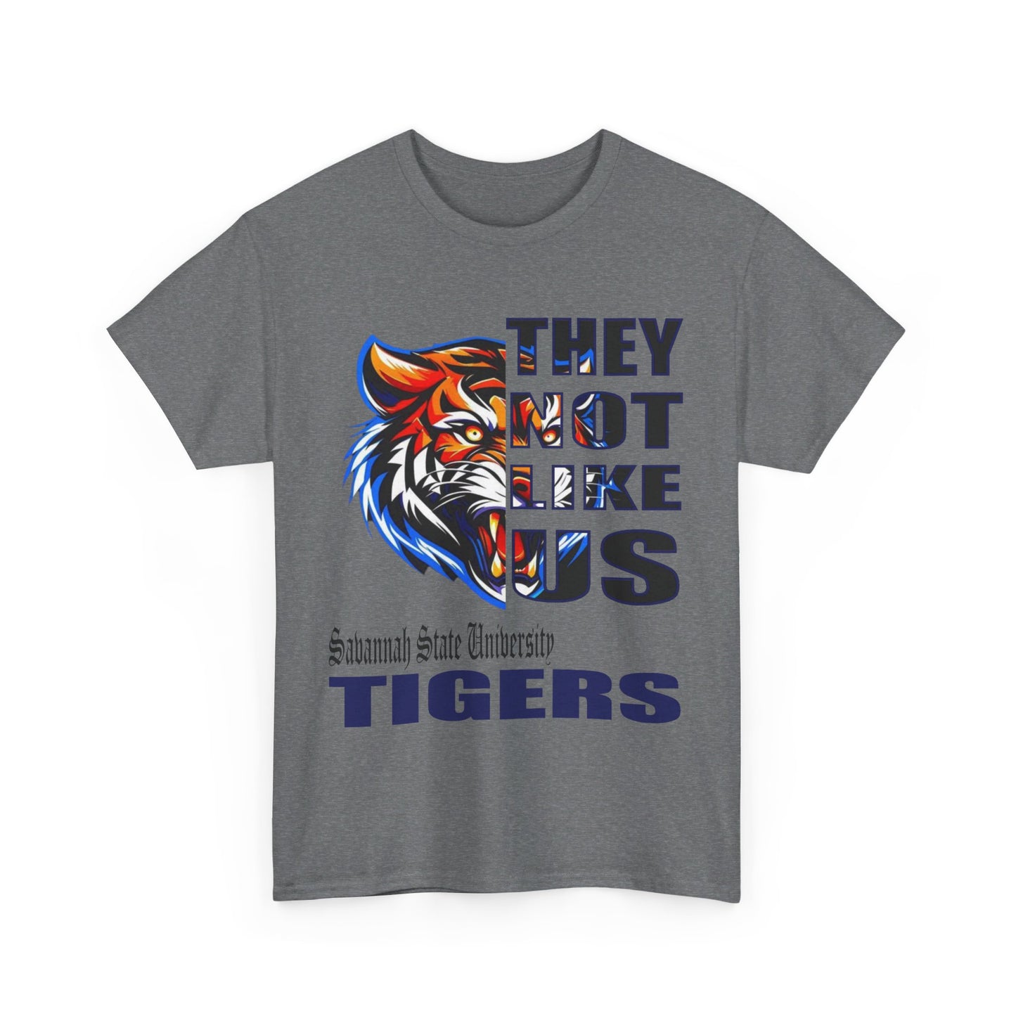 Unisex Heavy Cotton Tee "They Not Like Us" SSU Tigers-Adult