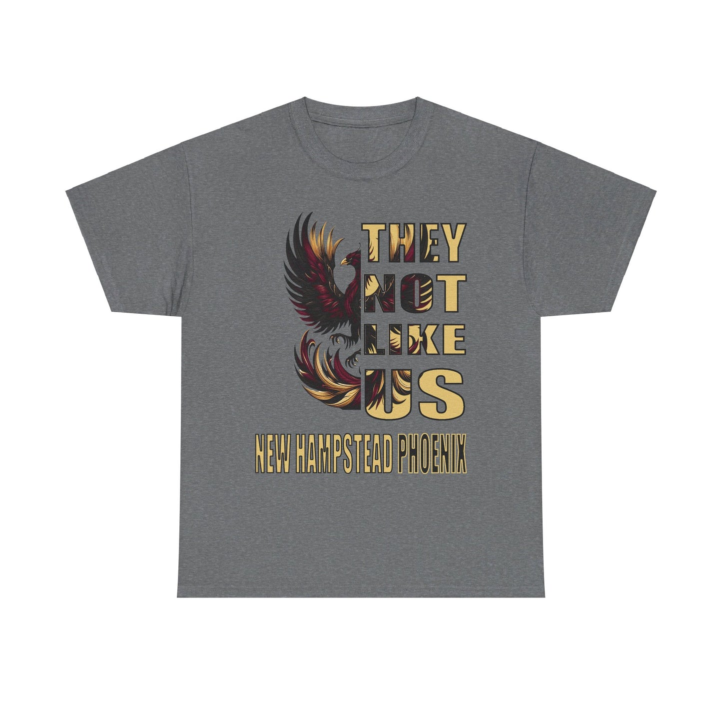 Unisex Heavy Cotton Tee "They Not Like Us" New Hampstead Phoenix-Adult