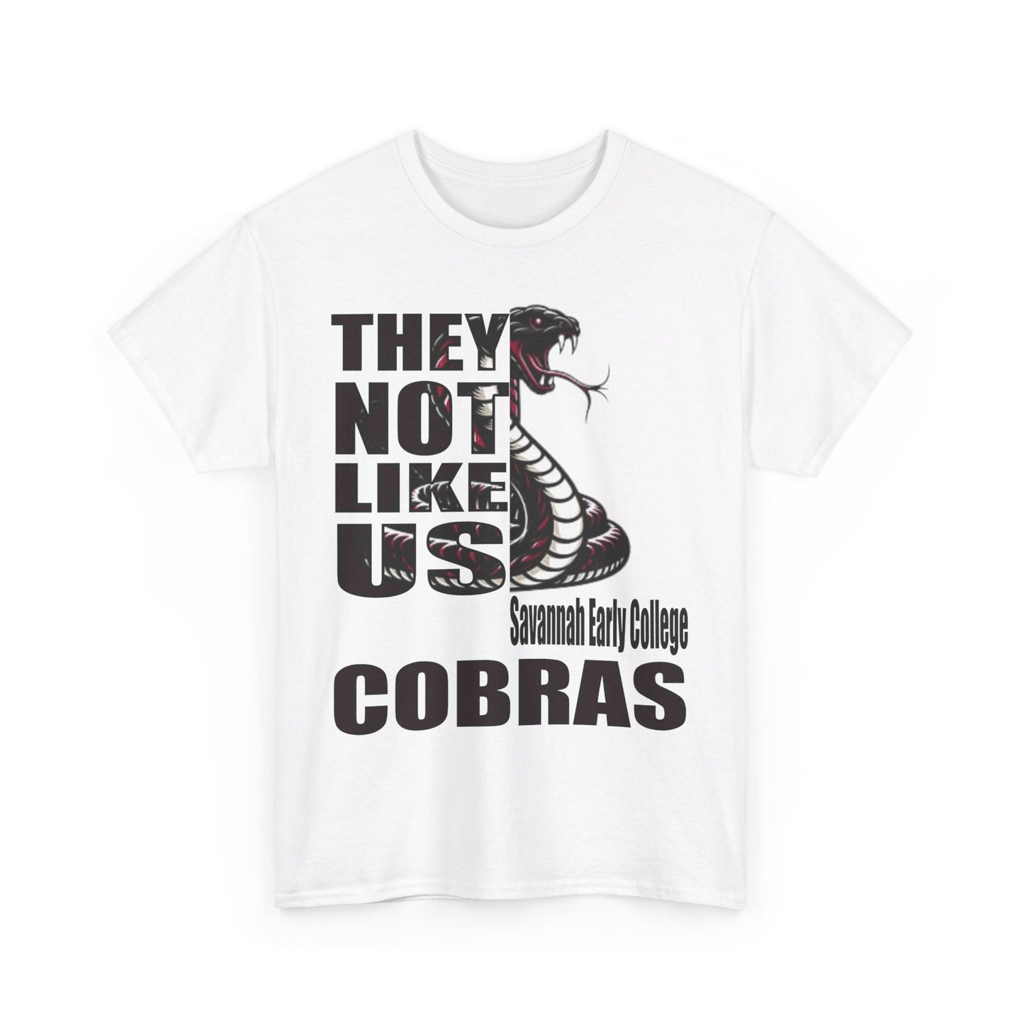 Unisex Heavy Cotton Tee "They Not Like Us" SEC Cobras-Adult