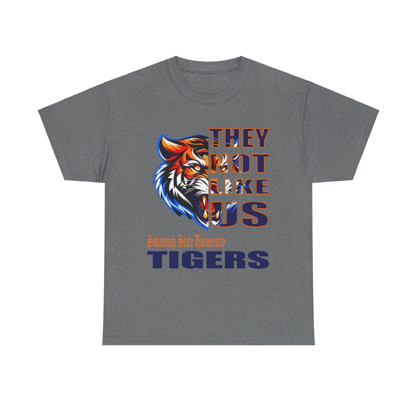 Unisex Heavy Cotton Tee "They Not Like Us" SSU Tigers-Adult