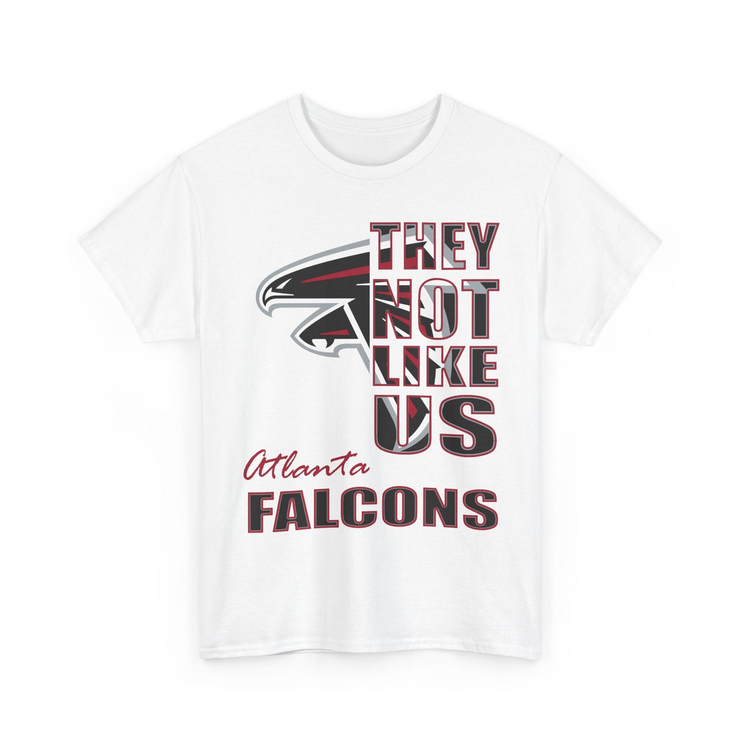 Unisex Heavy Cotton Tee "They Not Like Us" Atlanta Falcons-Adult