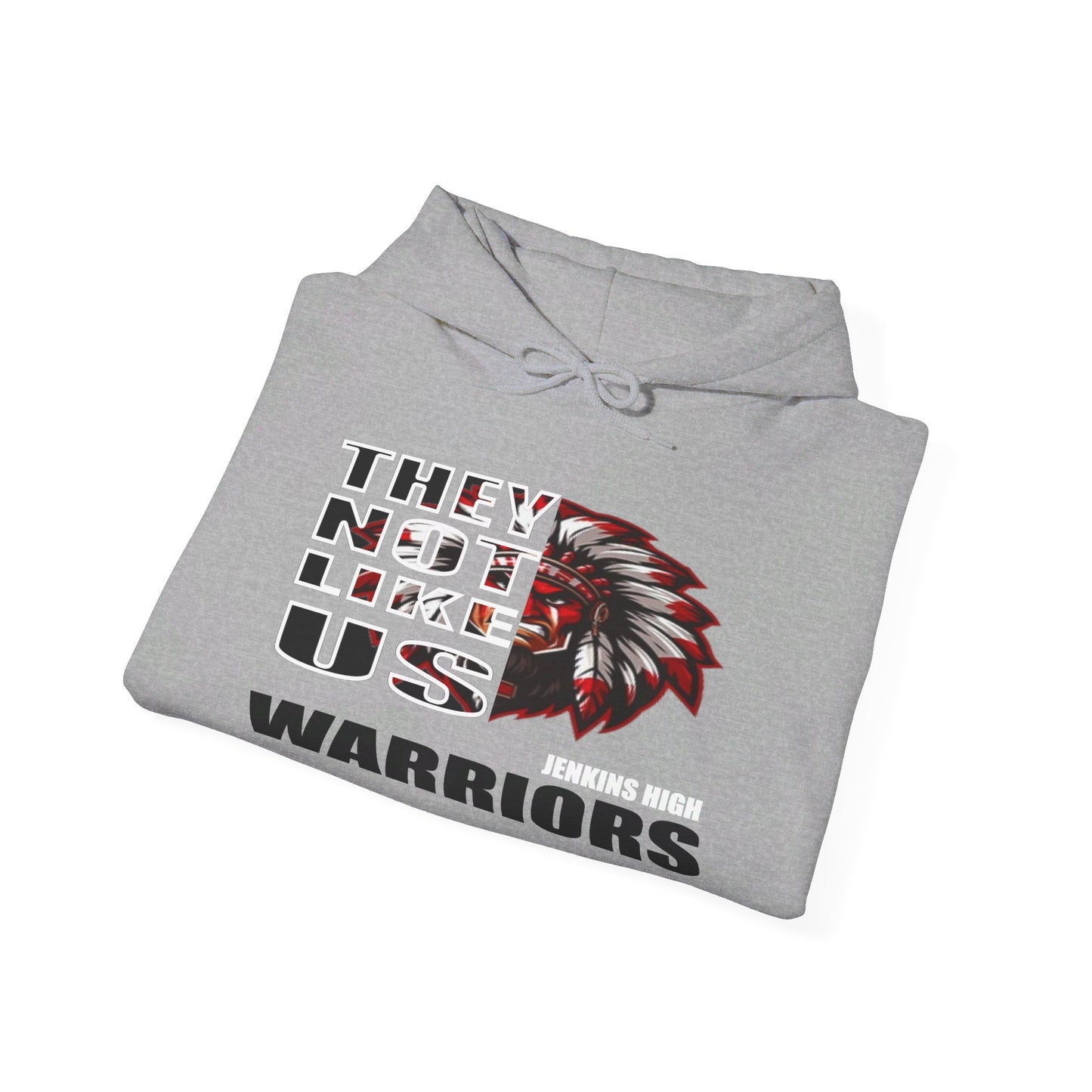 Unisex Heavy Blend™ Hooded Sweatshirt "They Not Like Us" Jenkins Warriors-Adult