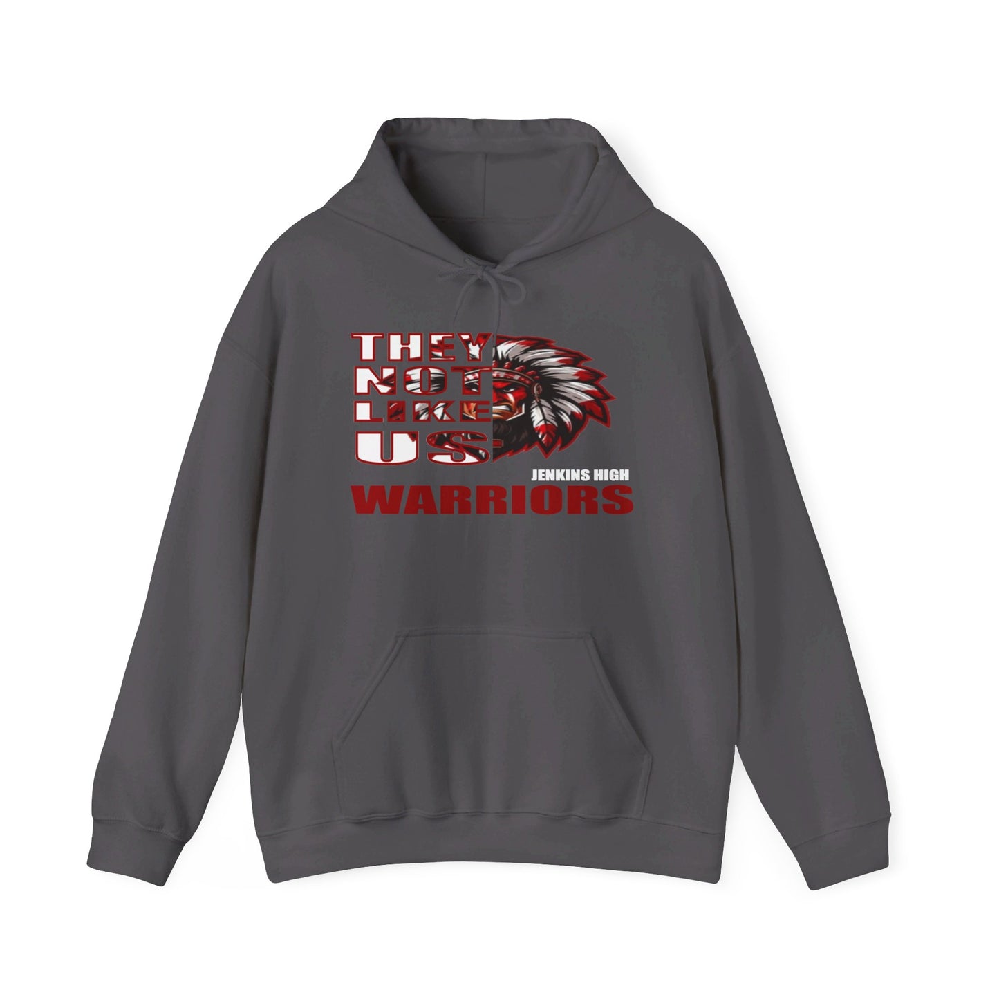 Unisex Heavy Blend™ Hooded Sweatshirt "They Not Like Us" Jenkins Warriors-Adult