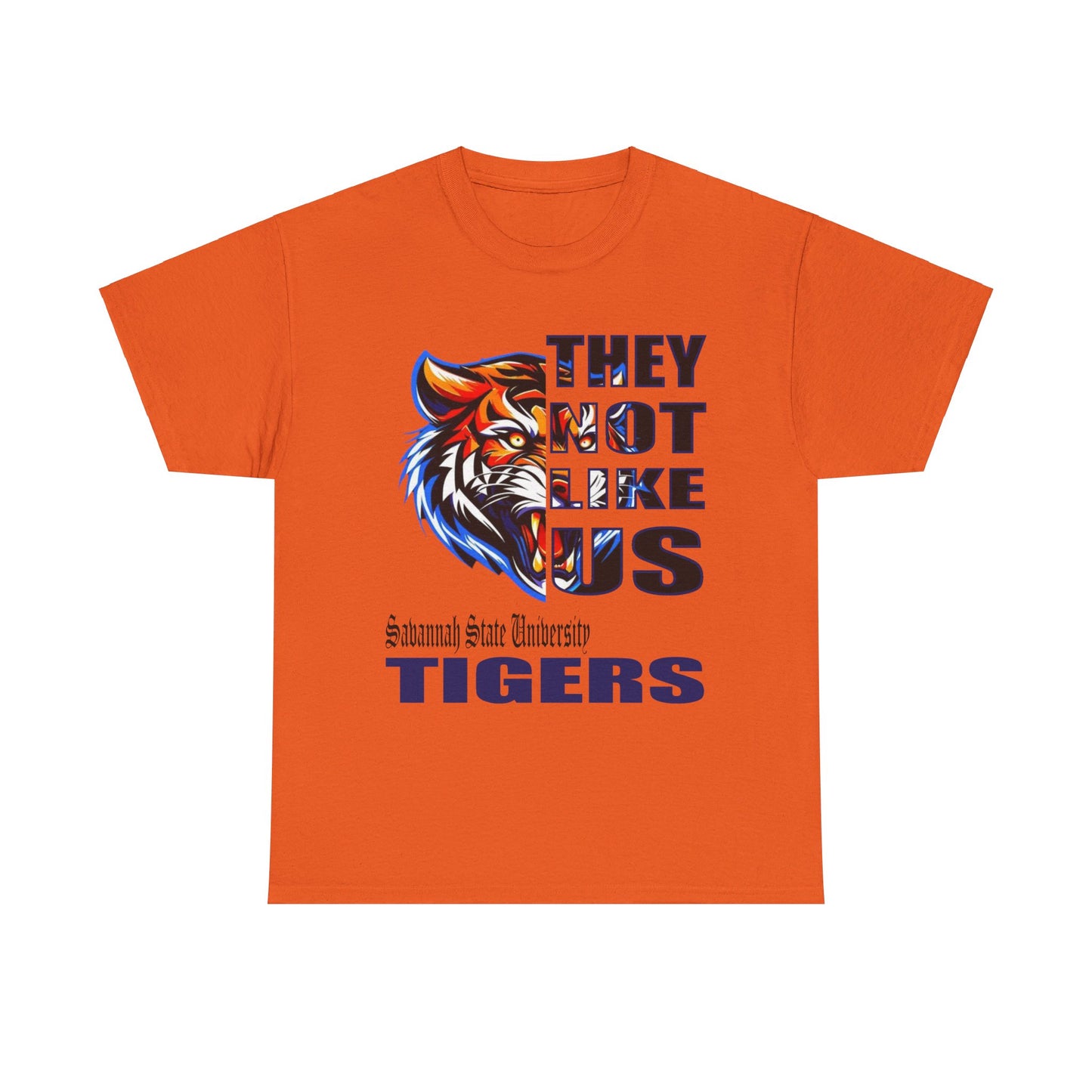 Unisex Heavy Cotton Tee "They Not Like Us" SSU Tigers-Adult