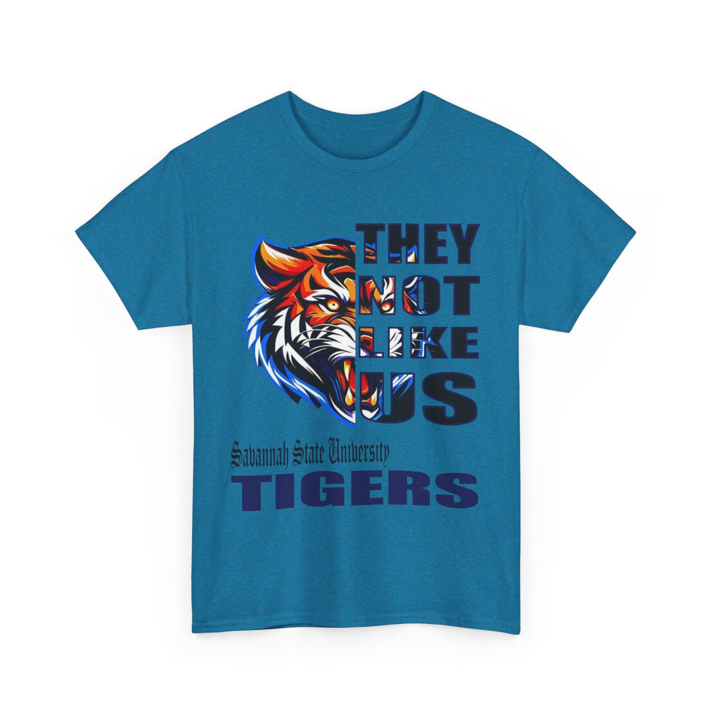 Unisex Heavy Cotton Tee "They Not Like Us" SSU Tigers-Adult