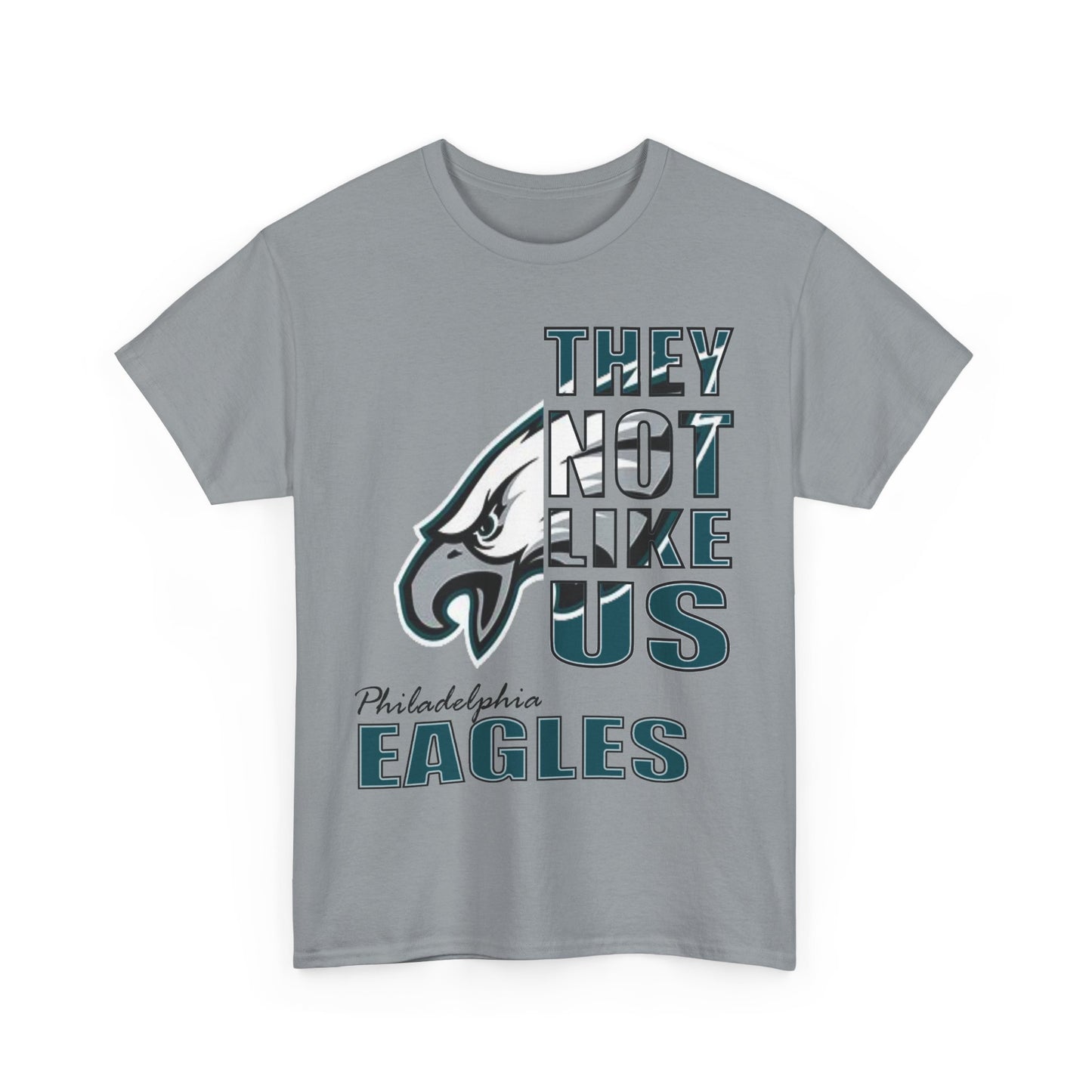 Unisex Heavy Cotton Tee "They Not Like Us" Philadelphia Eagles-Adult