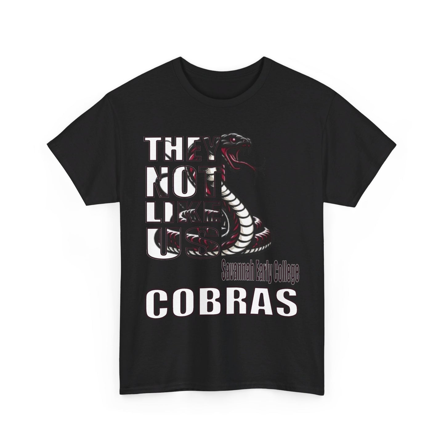 Unisex Heavy Cotton Tee "They Not Like Us" SEC Cobras-Adult