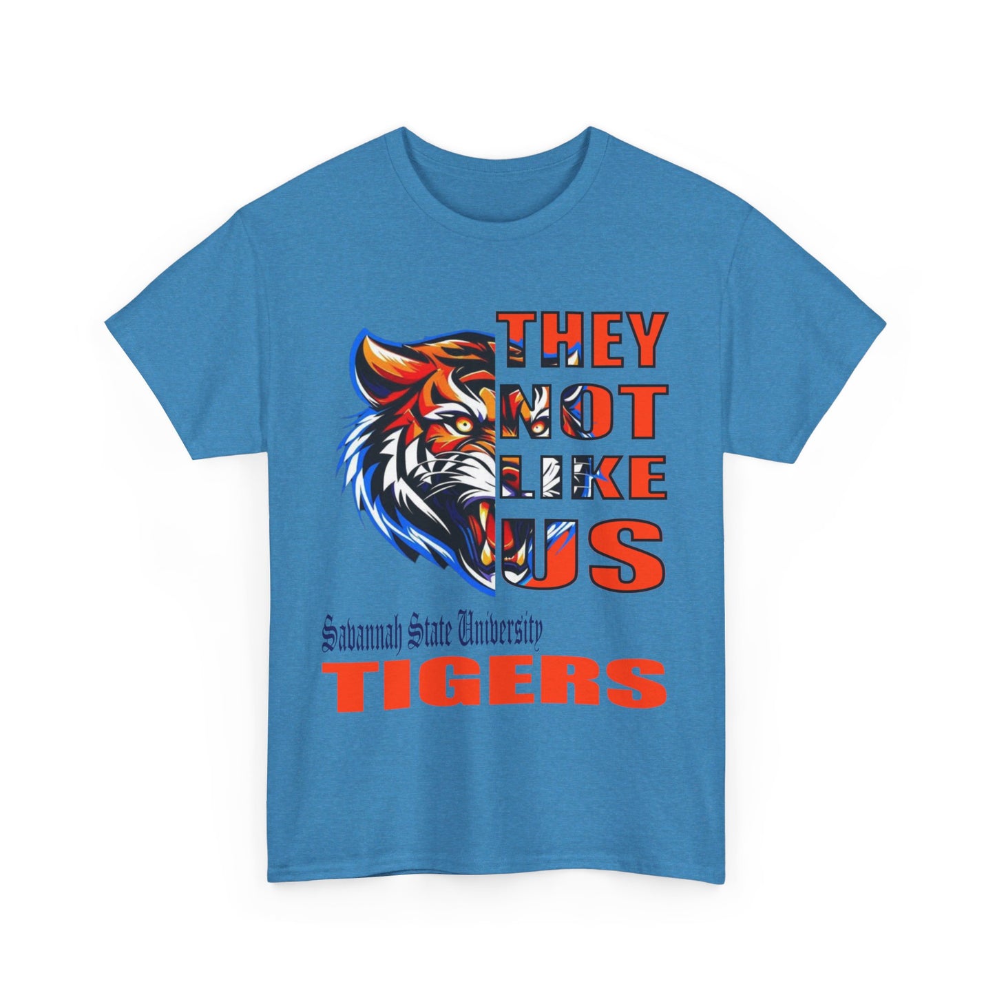 Unisex Heavy Cotton Tee "They Not Like Us" SSU Tigers-Adult